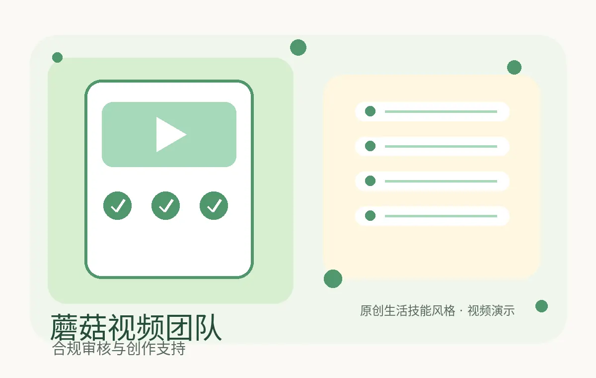 蘑菇视频团队背景与合规视频工具说明
